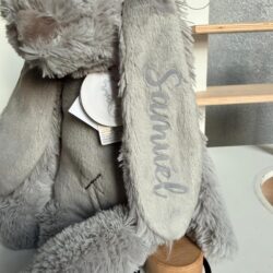 SAMUEL - HAPPY HORSE Králíček Richie tm. šedý 38 cm