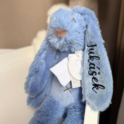 LUKÁŠEK- HAPPY HORSE Králíček Richie sytě modrý 28cm